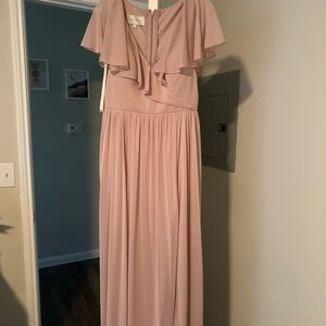 Azazie vintage mauve bridesmaid dress